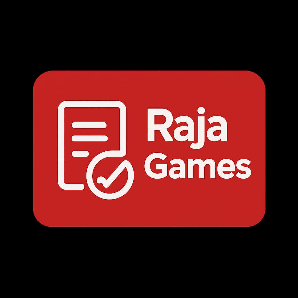 A simple badge symbolizing eligibility rules for Raja Games.